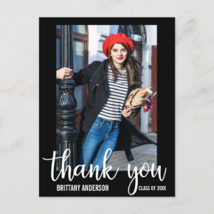 Modern Graduation Announcement WB (Blank Back) Postcard