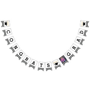 Modern Graduation Bunting Class of 2018 Grad Photo