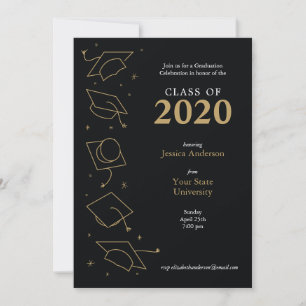 Modern Graduation Celebration Announcements