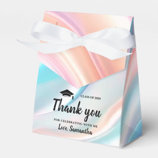 Modern  Graduation  Favour Box (Front Side)