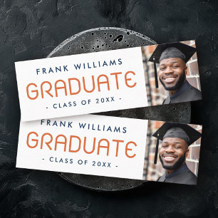 Modern graduation graduate student networking mini business card