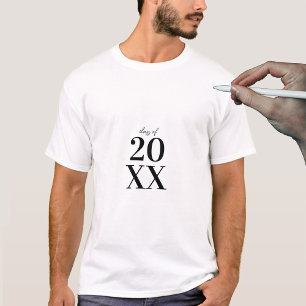 Modern Graduation Guest Book Signature Graduation T-Shirt