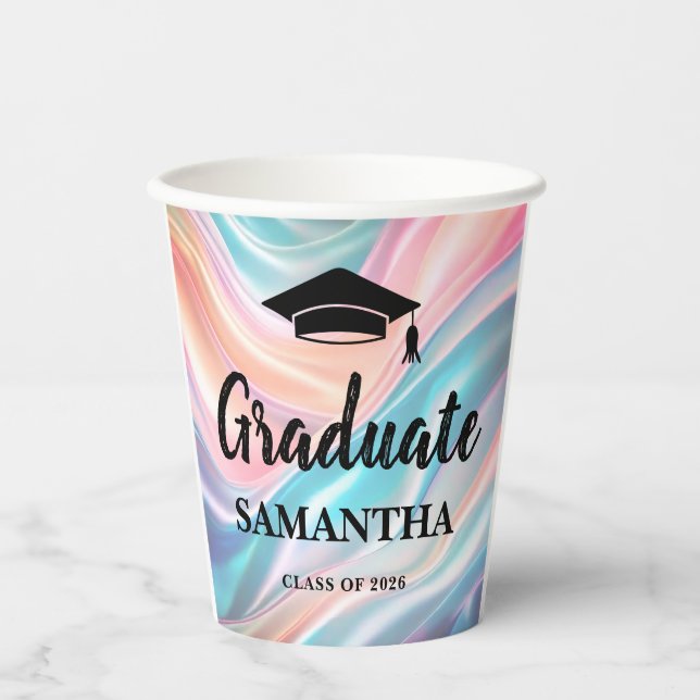 Modern  Graduation  Paper Cups (Front)
