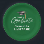 Modern Graduation Party Class of 20XX Custom Paper Plate<br><div class="desc">Celebrate your graduate in style with these modern graduation party plates featuring clean typography, bold layout, and fully customizable text. These plates showcase the graduate’s name and class year in a sleek, minimalist format that stands out on any party table. Perfect for open houses, senior celebrations, and school‑themed events, they...</div>