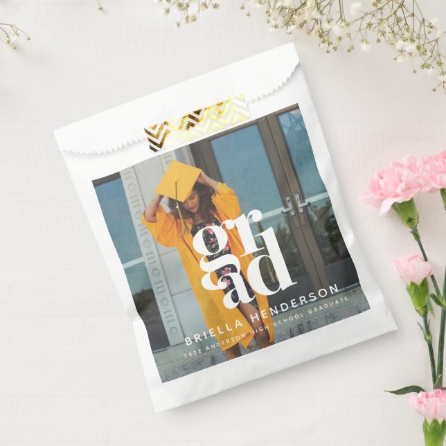 Modern Graduation Party Favour Bag (Sealed)