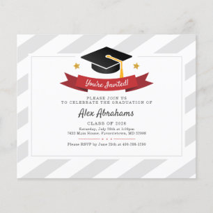 Modern Graduation Party Grad 2025 Invitation