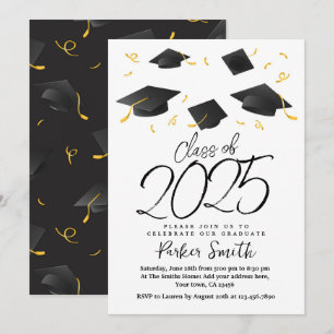 Modern Graduation Party Invitation