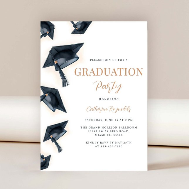 Modern Graduation Party Invitation (Creator Uploaded)