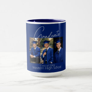 Modern Graduation Party Photo Display Mug