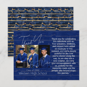 Modern Graduation Party Photo Display Postcard