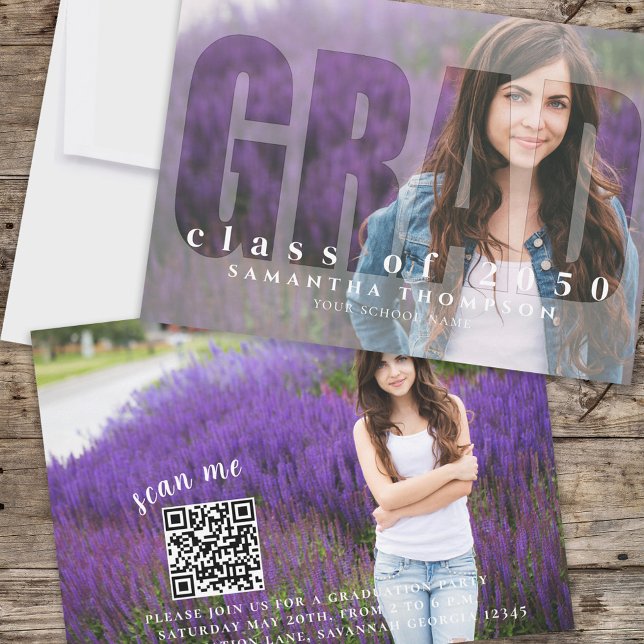 Modern Graduation Party Photo Template  (Creator Uploaded)