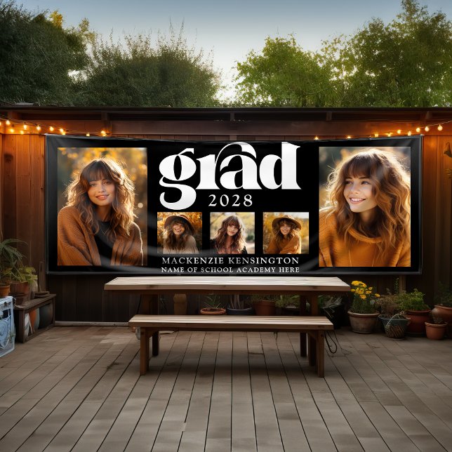Modern Graduation Photo Collage  Banner (Modern Graduation Photo Collage Banner)