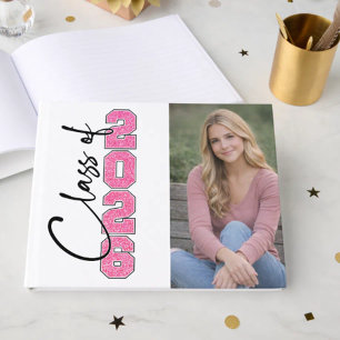 Modern Graduation Photo Guest Book