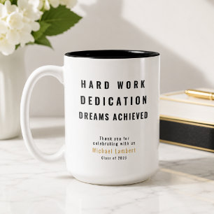 Modern Graduation Quote Coffee Mug