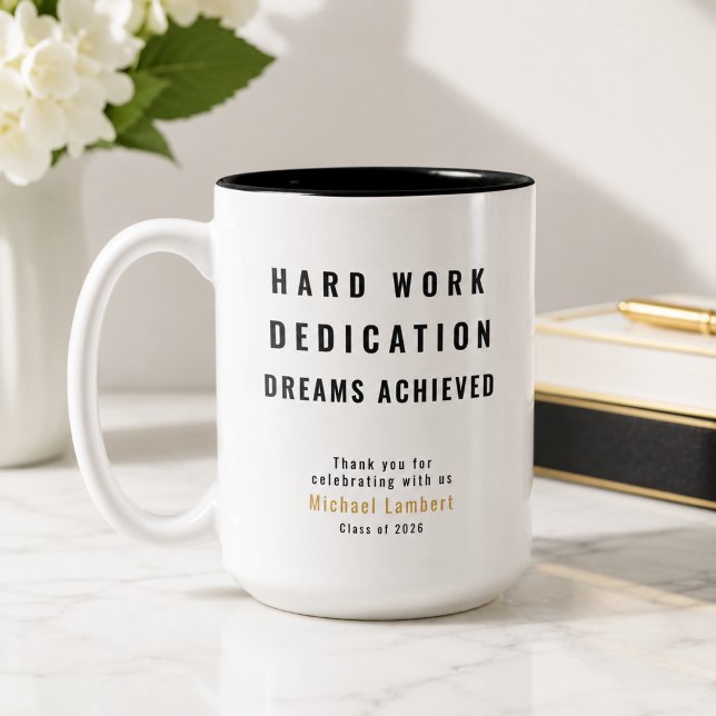 Modern Graduation Quote Coffee Mug (Creator Uploaded)