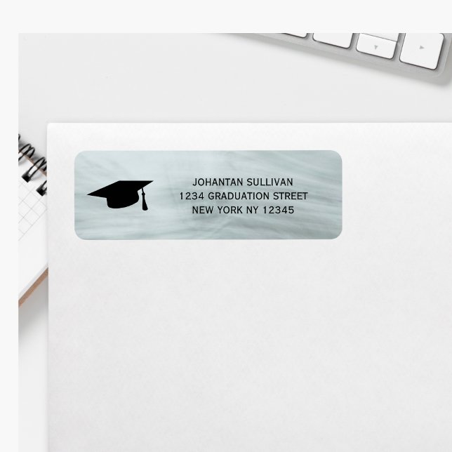 Modern Graduation Return Address Return Address Label (Creator Uploaded)