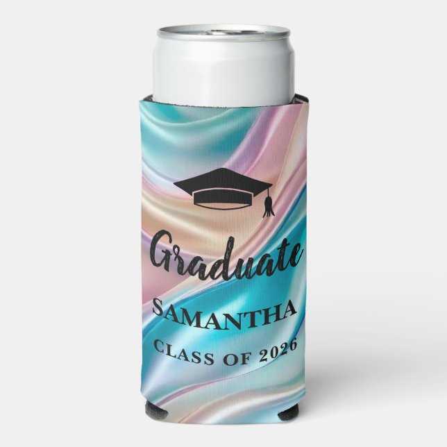 Modern  Graduation  Seltzer Can Cooler (Seltzer Front)