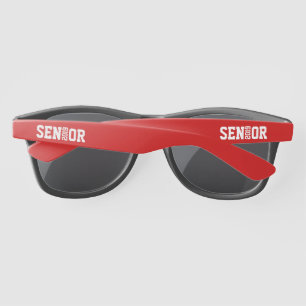 Modern Graduation Senior Block Letter Sunglasses