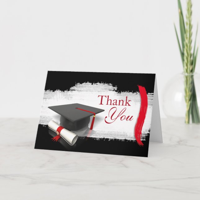Modern Graduation Thank You Notes (Front)