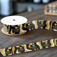 Modern Graduation with Funky Pattern and Name