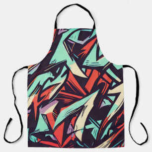 Modern Graffiti Apron