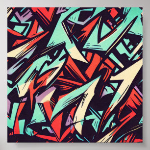 Modern Graffiti Poster