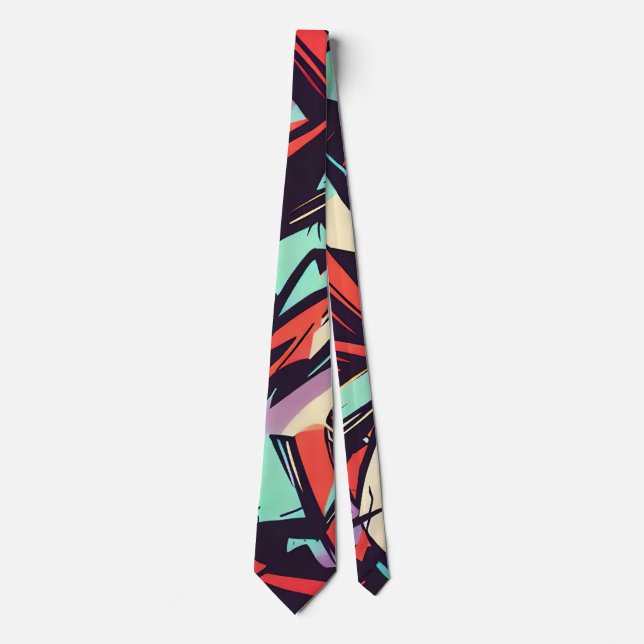 Modern Graffiti Tie (Front)