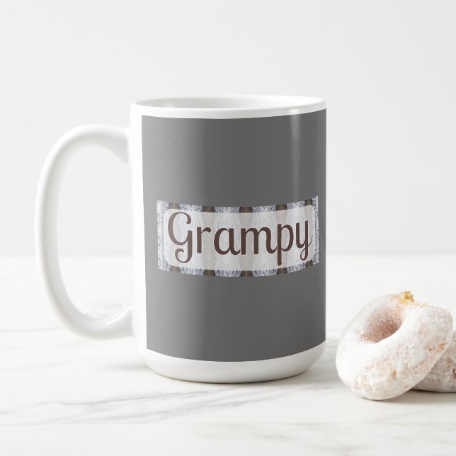 Modern Grampy Coffee Mug (With Donut)