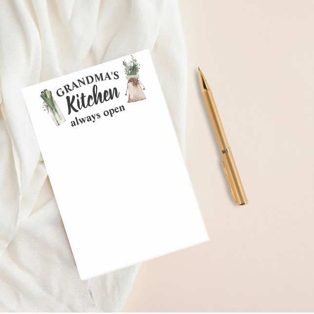 Modern Grandma's Kitchen Is Always Open Best Gift Post-it Notes (Creator Uploaded)