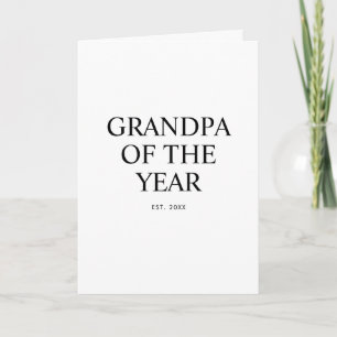 Modern Grandpa of the Year Card