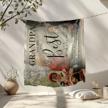 Modern 'GRANDPA' Photos, Names & Quote Keepsake Fleece Blanket<br><div class="desc">Wrap that someone special up with this modern photo and quote fleece blanket for grandpas! Featuring 2 of your favourite picture, which can easily be downloaded from a computer or your phone, the text 'Grandpa you are the Best' in elegant calligraphy script, your name/s and a quote that can be...</div>