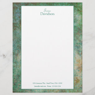 Modern Granite Letterhead Stationery