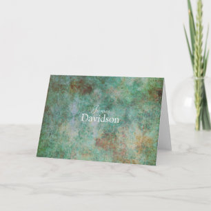 Modern Granite Note Card