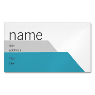 Modern graphic business sets 	Magnetic business card