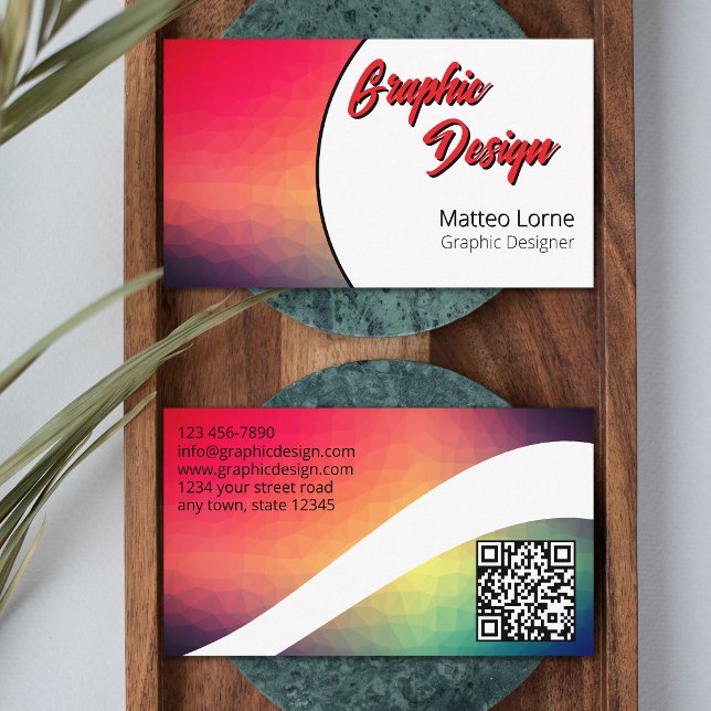 Modern Graphic Designer Business Card (Creator Uploaded)