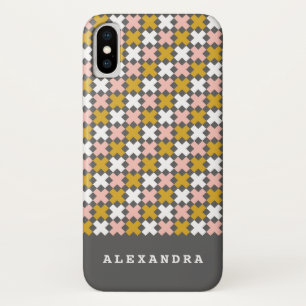 modern graphic, geometric x iPhone x case