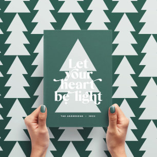 Modern graphic minimal Christmas religious Holiday Card