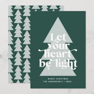 Modern graphic minimal Christmas religious Holiday Card