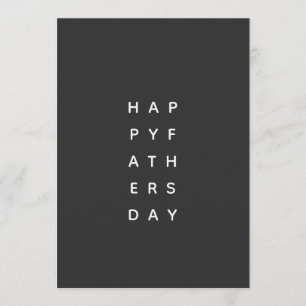 MODERN, GRAPHIC,  MINIMAL FATHERS DAY CARD