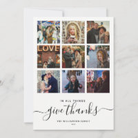 Modern Gratitude Script | 9 Simple Photo Collage