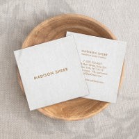 Modern Gray Linen, Minimalist Professional