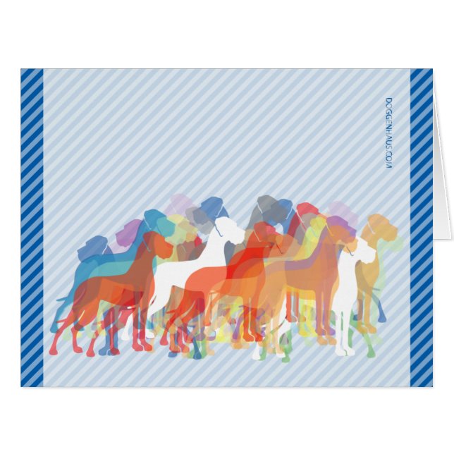 Modern Great Dane Group (Front Horizontal)