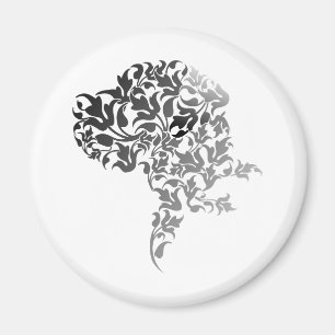 Modern Great Dane Illustration for cool boards Magnet