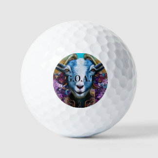 Modern Greatest of All Time Blue Goat Golf Balls