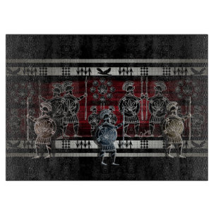 Modern Greek Black Figure Cutting Board