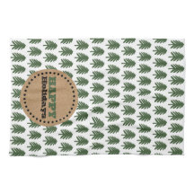 Modern Green and White Christmas Tree