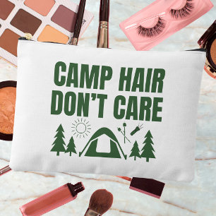 Modern Green Camp Bachelorette Weekend Accessory Pouch