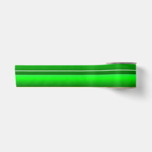 Modern green Christmas creative striped Satin Ribbon