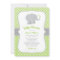 Modern Green Elephant Neutral Baby Shower