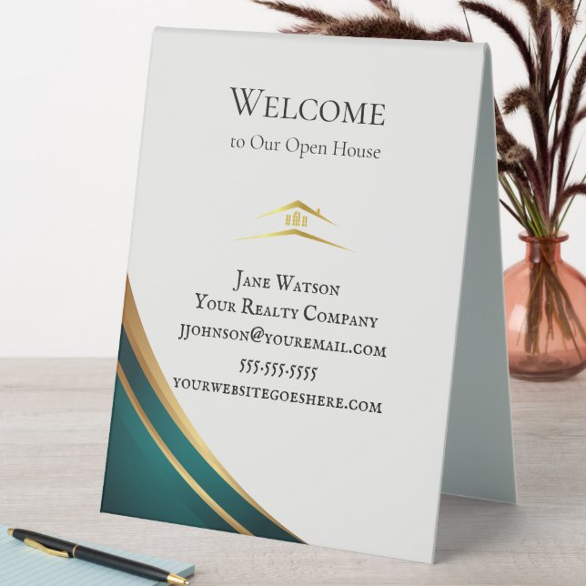 Modern Green & Golden Real Estate (In SItu (Table))